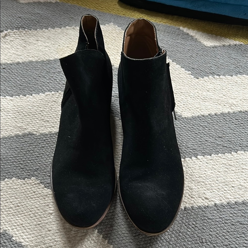 Lucky brand womans  Black Ankle Boots